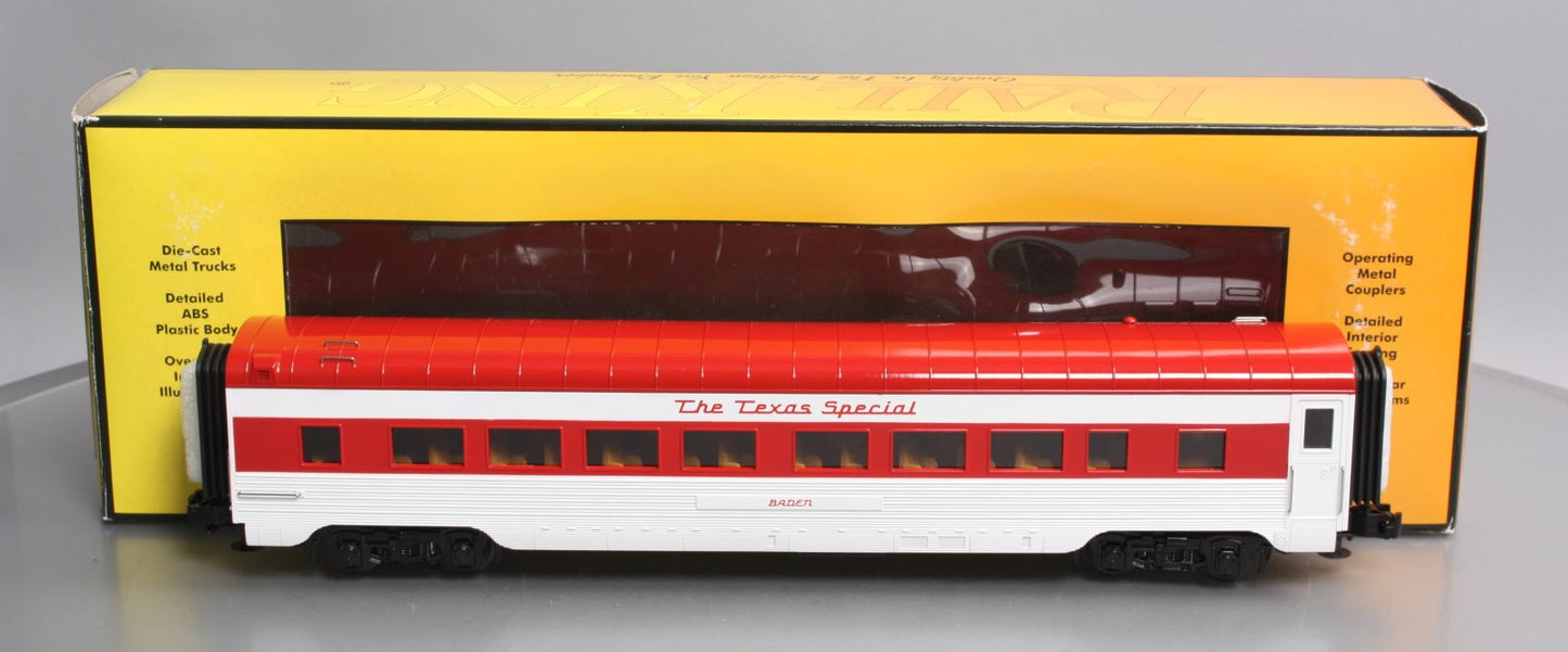 MTH 30-67656 Texas Special 60' Streamlined Coach Car