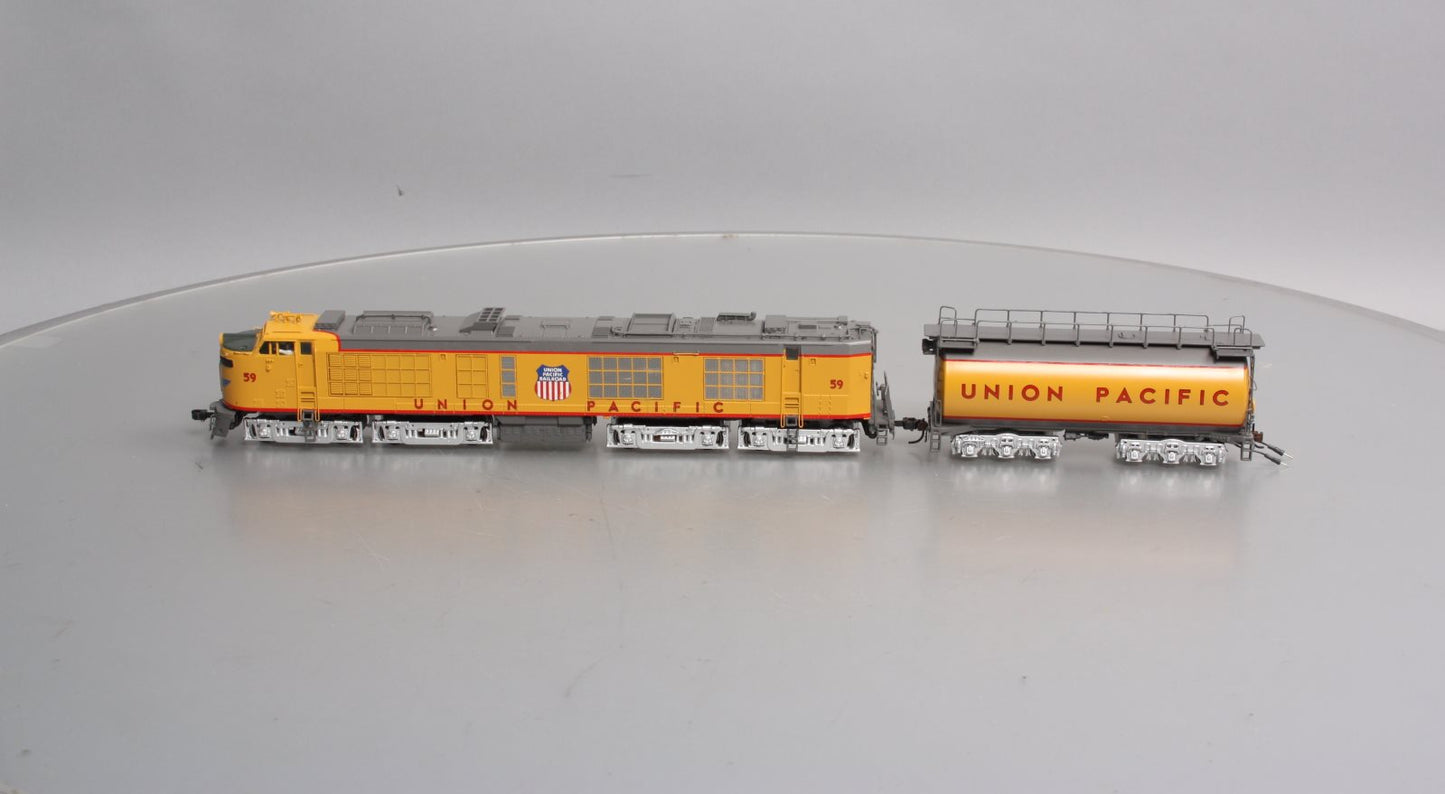 MTH 80-2132-1 HO Union Pacific 4500HP Gas Turbine & Tender Set w/PS 3.0 #59