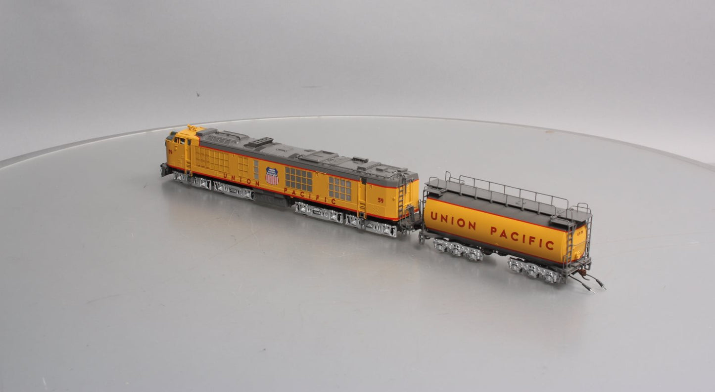 MTH 80-2132-1 HO Union Pacific 4500HP Gas Turbine & Tender Set w/PS 3.0 #59