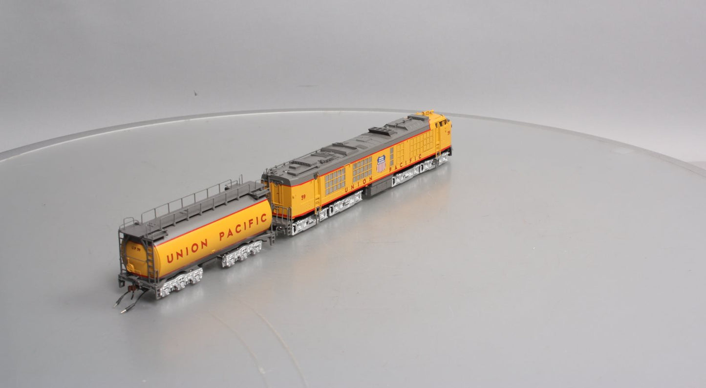 MTH 80-2132-1 HO Union Pacific 4500HP Gas Turbine & Tender Set w/PS 3.0 #59