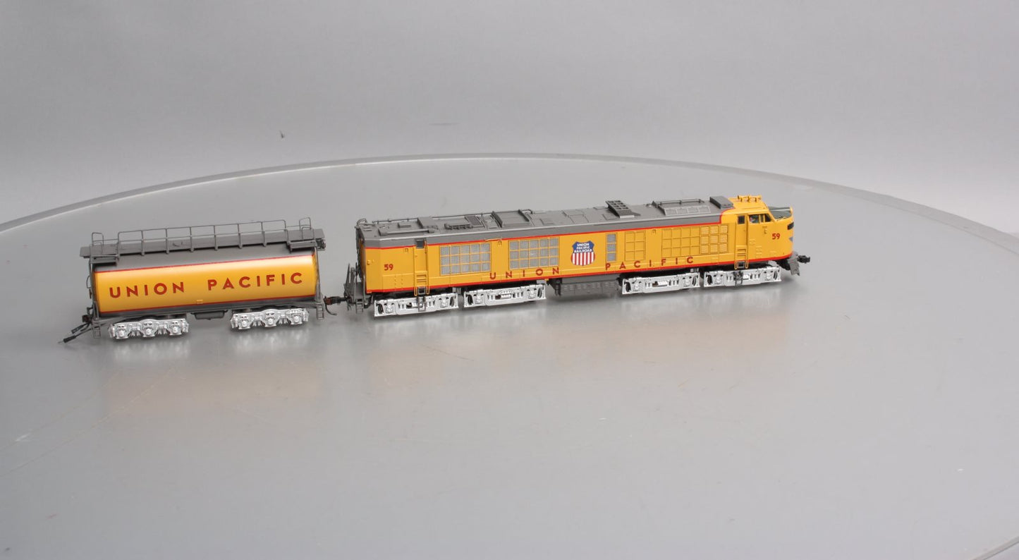 MTH 80-2132-1 HO Union Pacific 4500HP Gas Turbine & Tender Set w/PS 3.0 #59