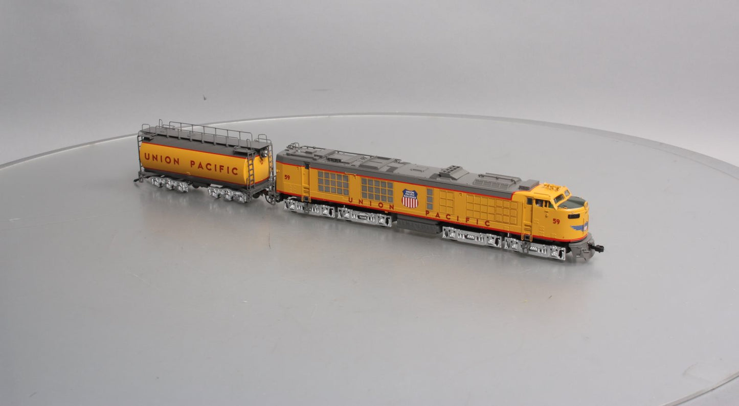 MTH 80-2132-1 HO Union Pacific 4500HP Gas Turbine & Tender Set w/PS 3.0 #59