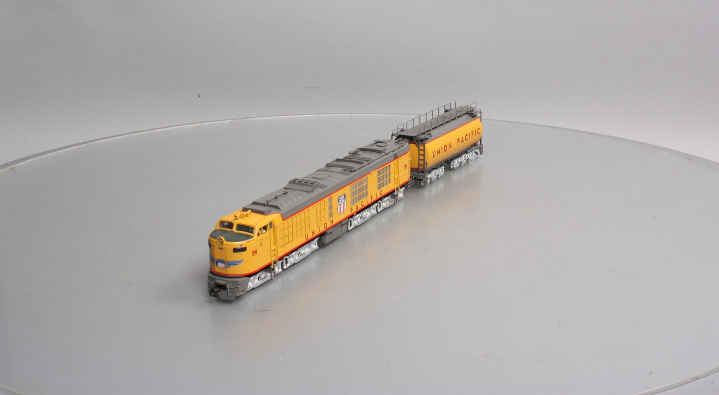 MTH 80-2132-1 HO Union Pacific 4500HP Gas Turbine & Tender Set w/PS 3.0 #59