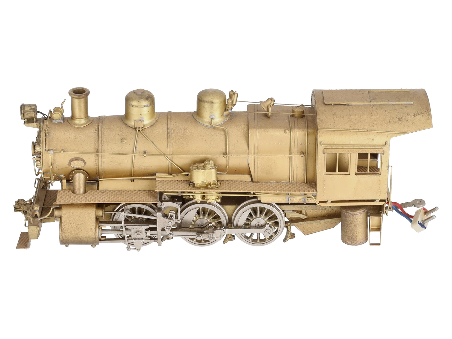 O Scale BRASS 0-6-0 Steam Locomotive (2-Rail) -Unpainted VG