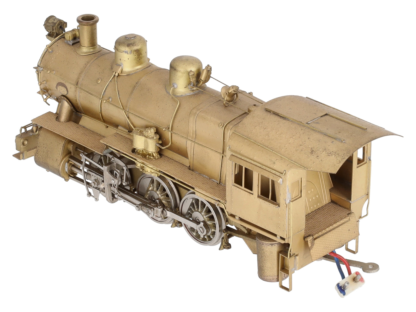 O Scale BRASS 0-6-0 Steam Locomotive (2-Rail) -Unpainted VG