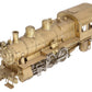 O Scale BRASS 0-6-0 Steam Locomotive (2-Rail) -Unpainted VG