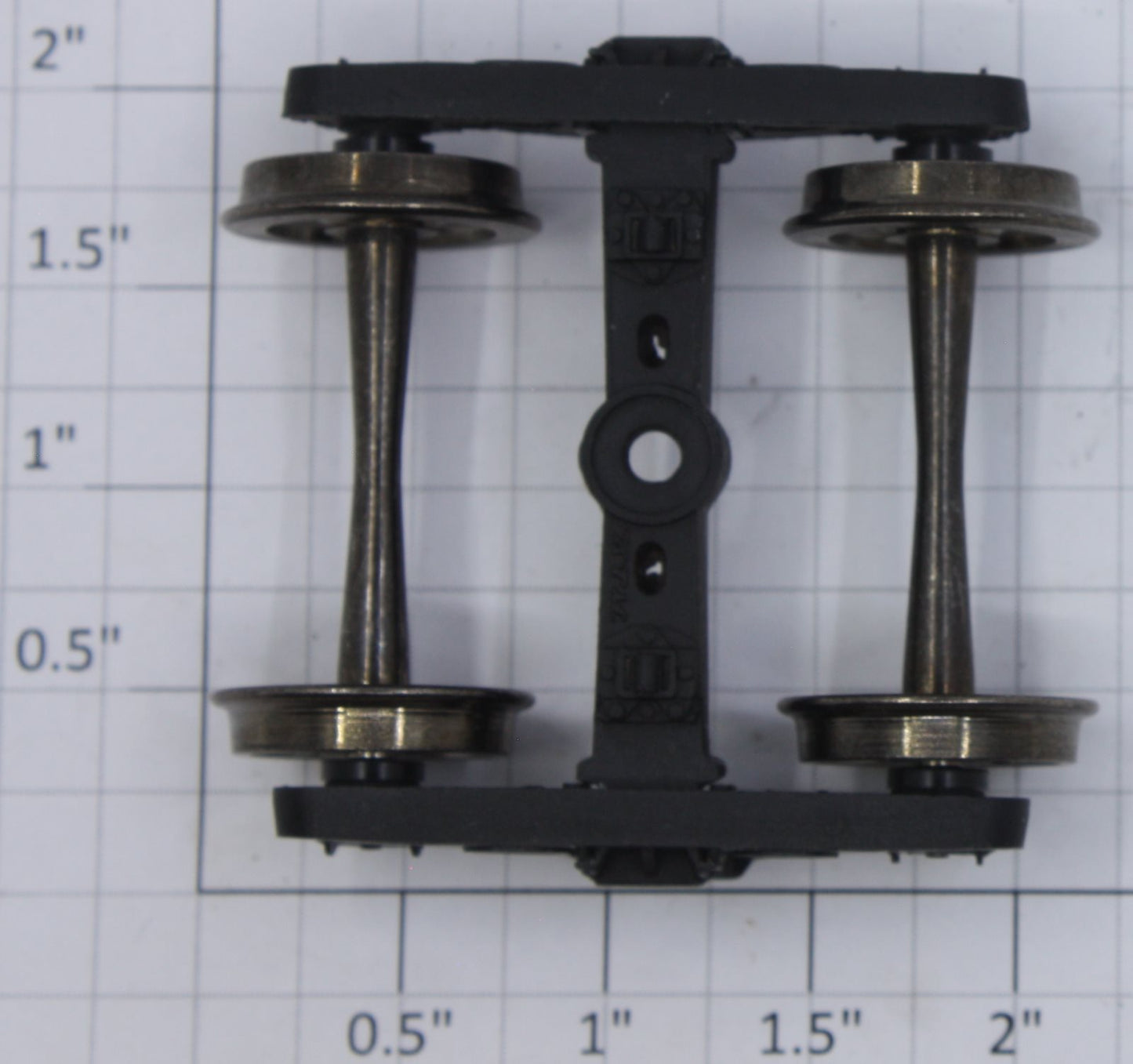 KTM U-62B Black 2-Rail Barber S-2 Sprung Truck without Journals