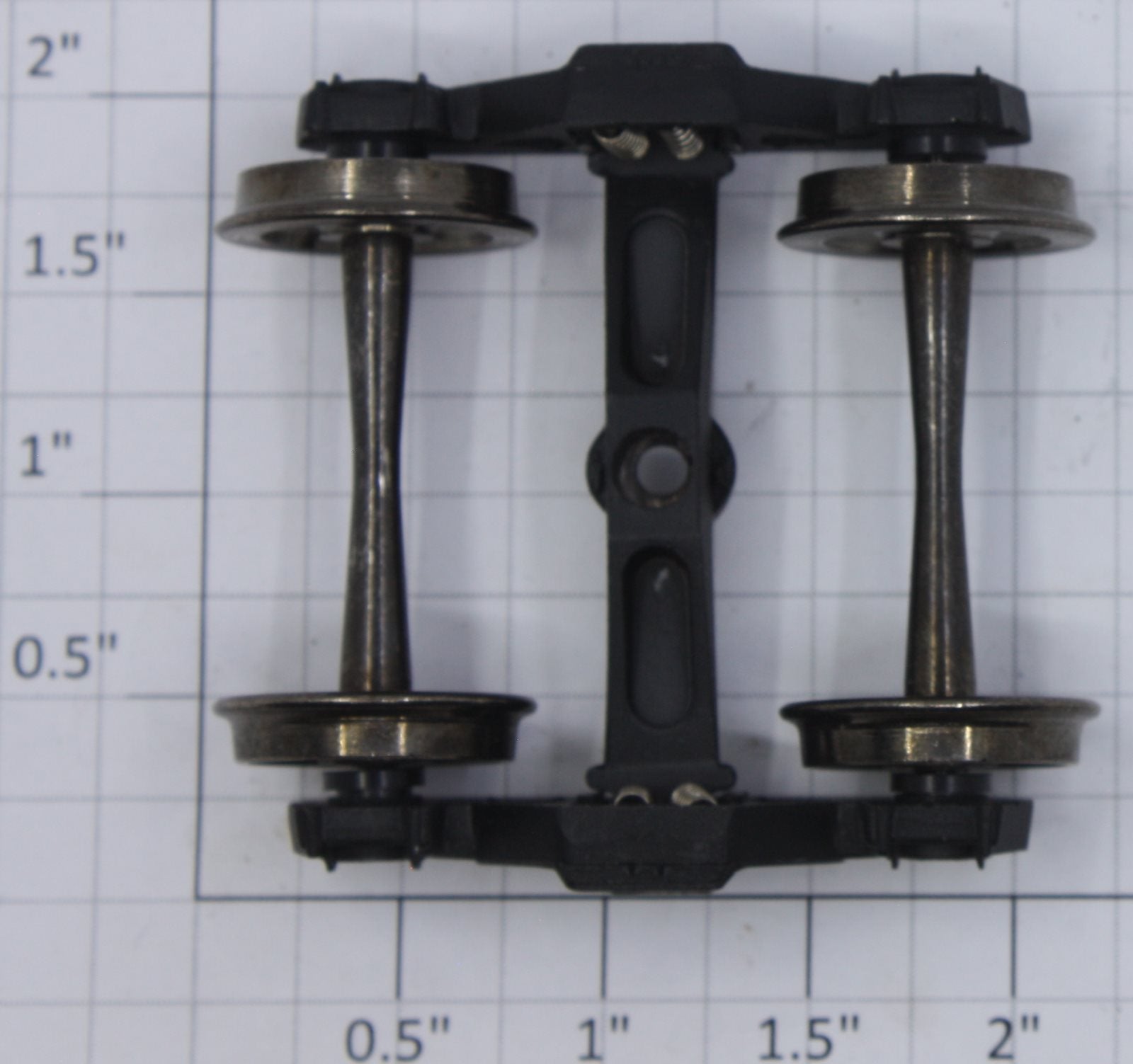 KTM U-62B Black 2-Rail Barber S-2 Sprung Truck without Journals