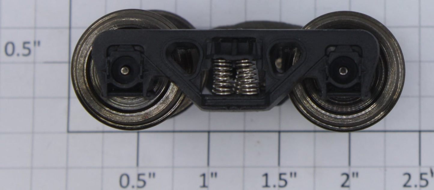 KTM U-62B Black 2-Rail Barber S-2 Sprung Truck without Journals