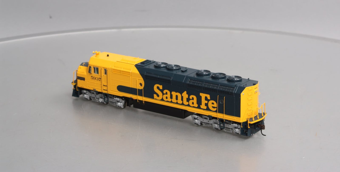 Athearn G67635 HO Santa Fe/Warbonnet F45 Diesel Locomotive w/DCC & Sound #5937