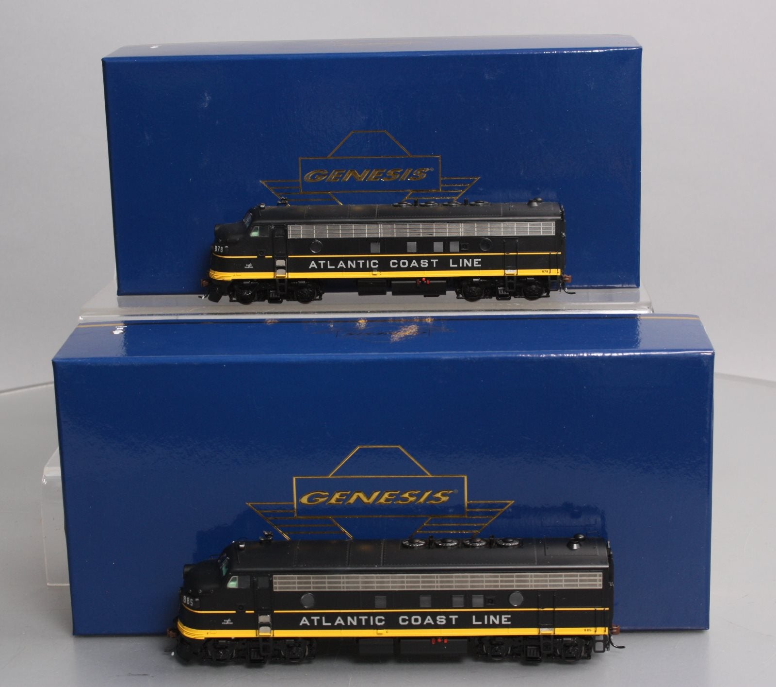 Athearn G22649 HO Atlantic Coast Line FP7 A/A Set #878/#885 w/DCC & Sound