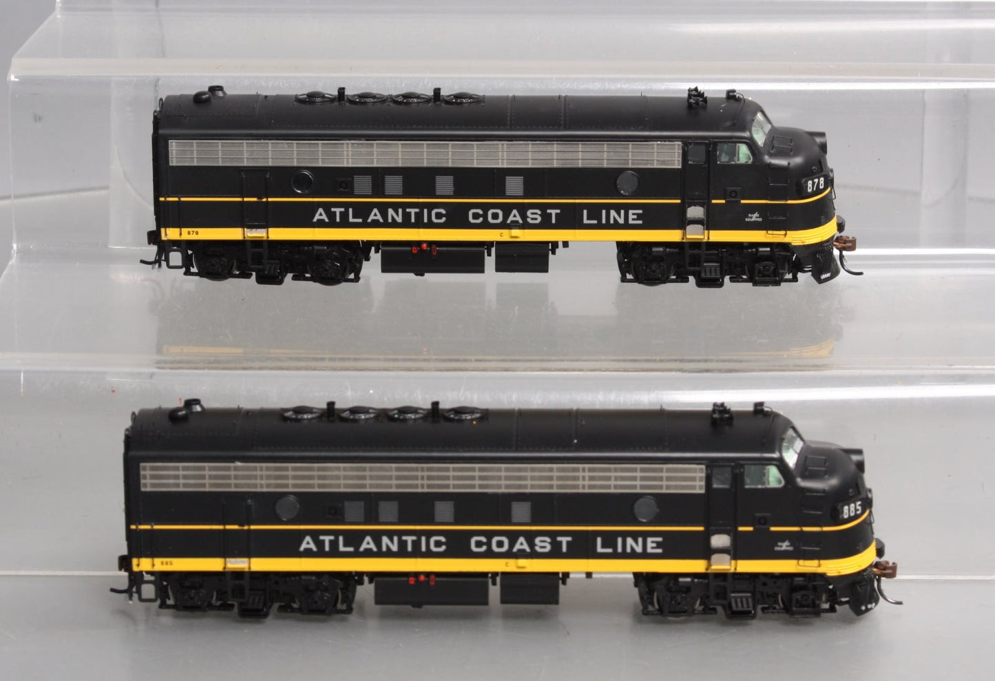 Athearn G22649 HO Atlantic Coast Line FP7 A/A Set #878/#885 w/DCC & Sound
