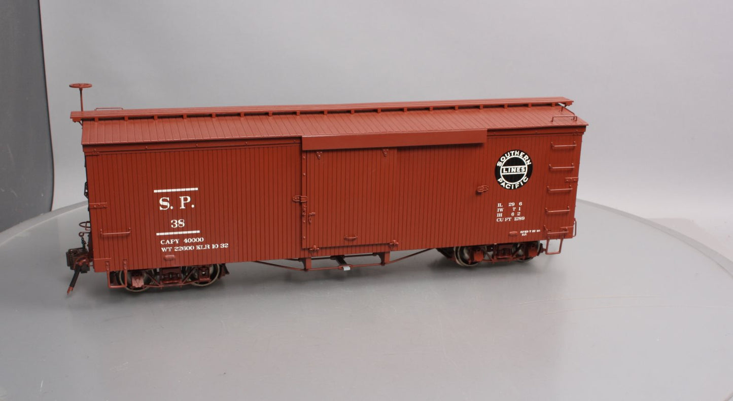 Bachmann Spectrum 88096 G Southern Pacific Narrow Gauge Boxcar #38 LN/Box