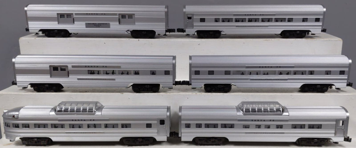 Williams LL610 Santa Fe Streamline Passenger Cars (6) LN/Box