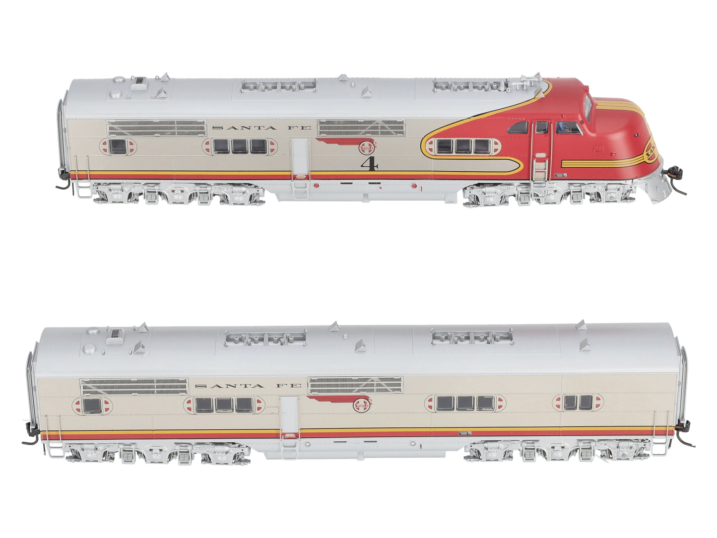 Broadway Limited 4540 HO ATSF E1 A/B Diesel Locomotive Set w/DCC/Sound #4L/4A