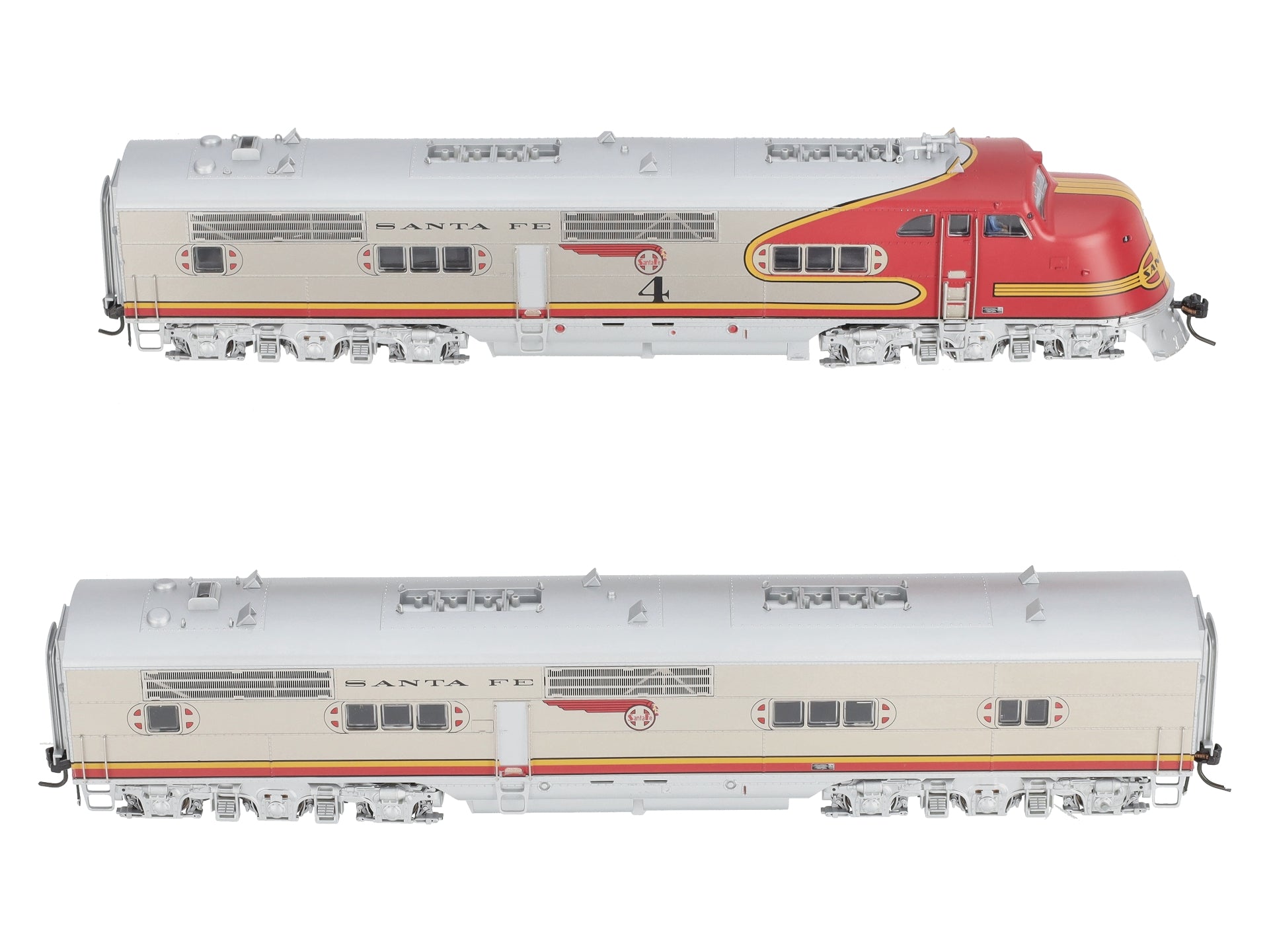 Broadway Limited 4540 HO ATSF E1 A/B Diesel Locomotive Set w/DCC/Sound #4L/4A