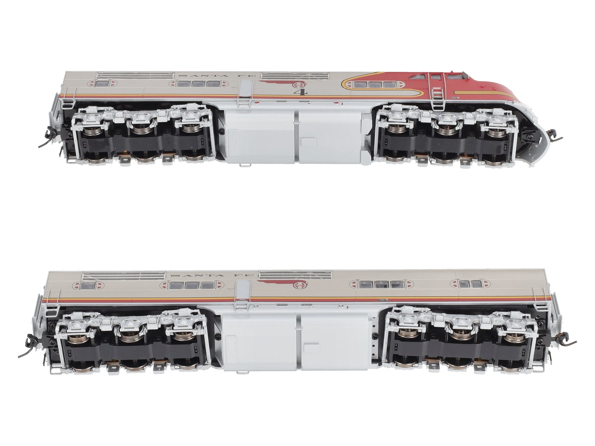 Broadway Limited 4540 HO ATSF E1 A/B Diesel Locomotive Set w/DCC/Sound #4L/4A