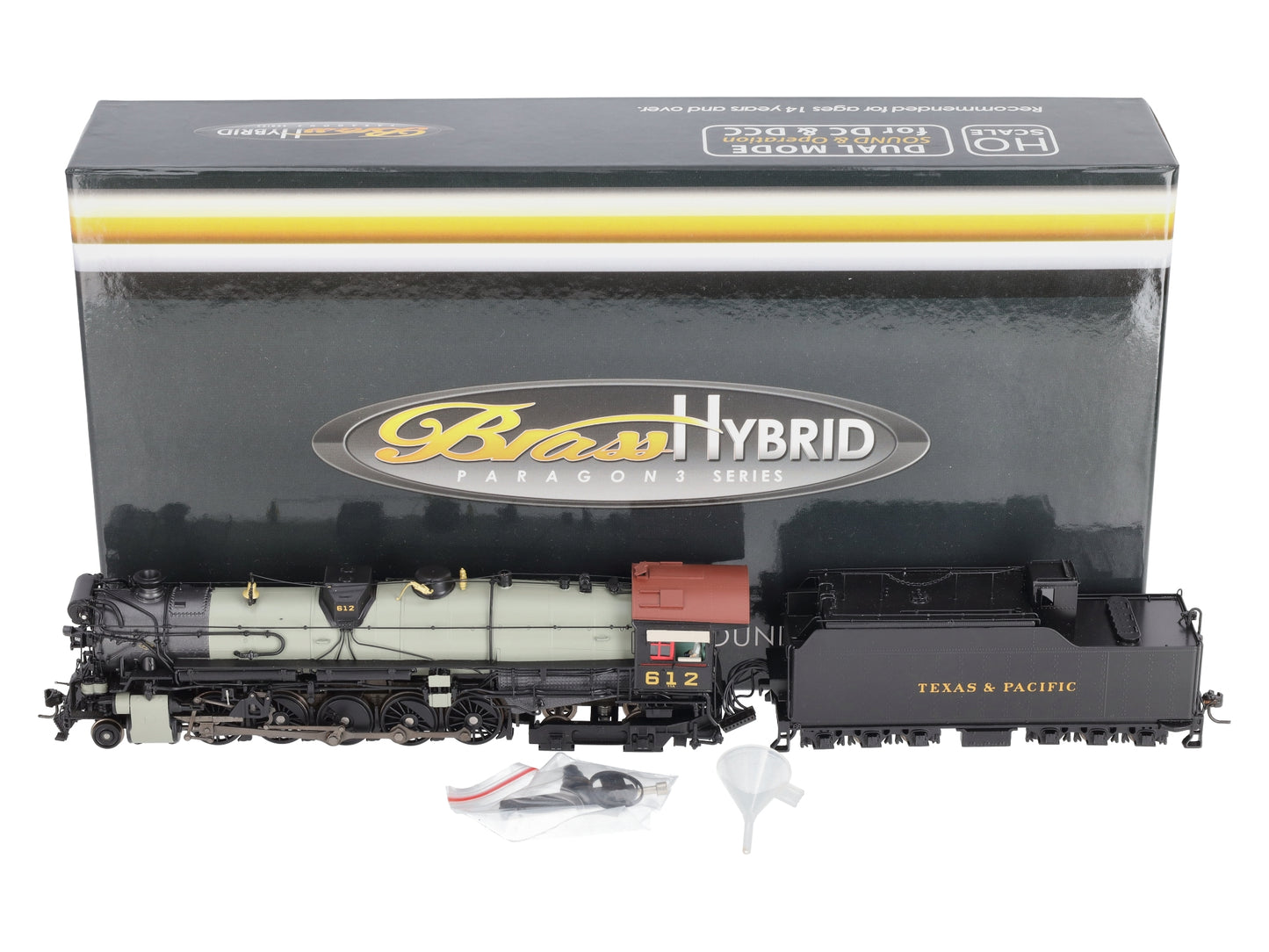 Broadway Limited 2826 HO BRASS T&P 2-10-4 Steam Locomotive w/DCC/Sound #612