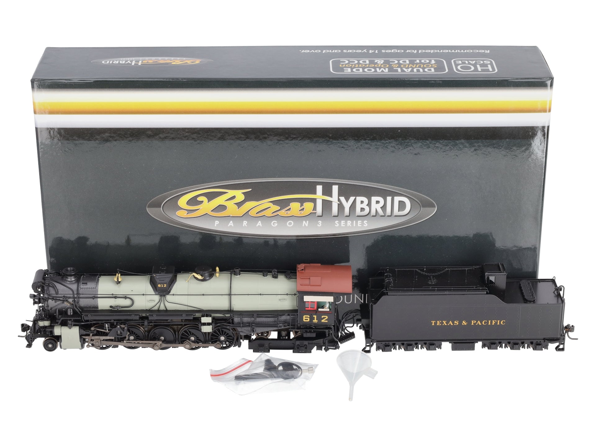 Broadway Limited 2826 HO BRASS T&P 2-10-4 Steam Locomotive w/DCC/Sound #612