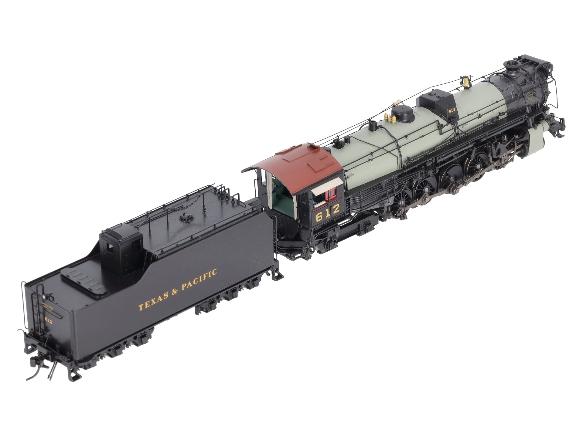 Broadway Limited 2826 HO BRASS T&P 2-10-4 Steam Locomotive w/DCC/Sound #612