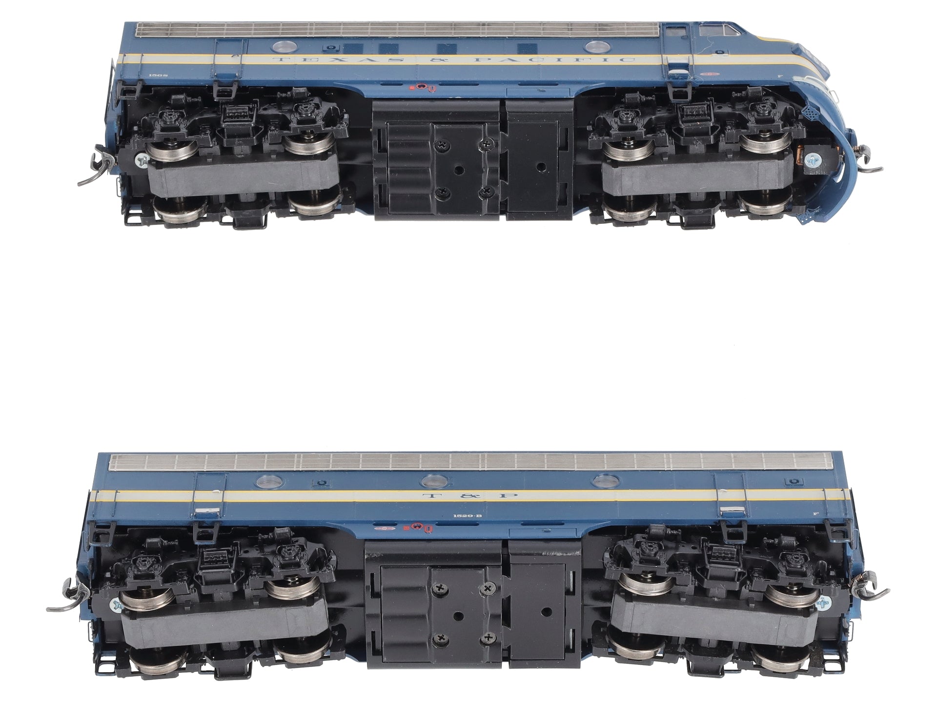Athearn G1620 HO Texas & Pacific F-7A/F-7B Locomotive Set LN/Box