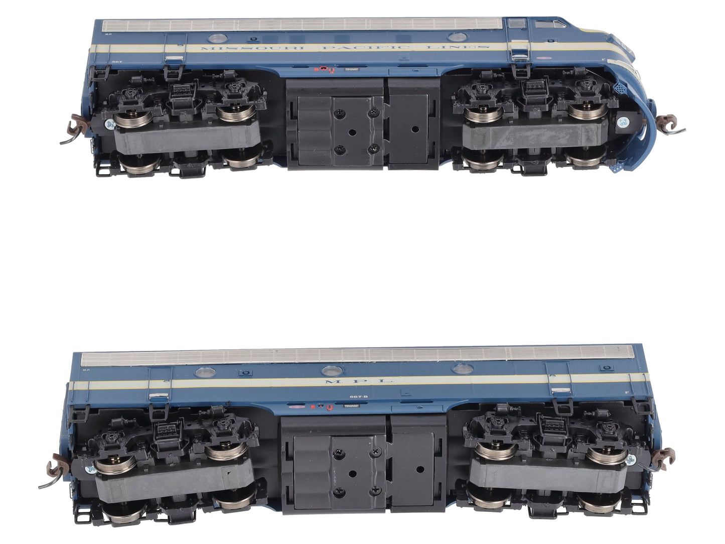 Athearn G2608 HO Scale Missouri Pacific F3A/F3B Diesel Locomotive Set #567/567B LN/Box