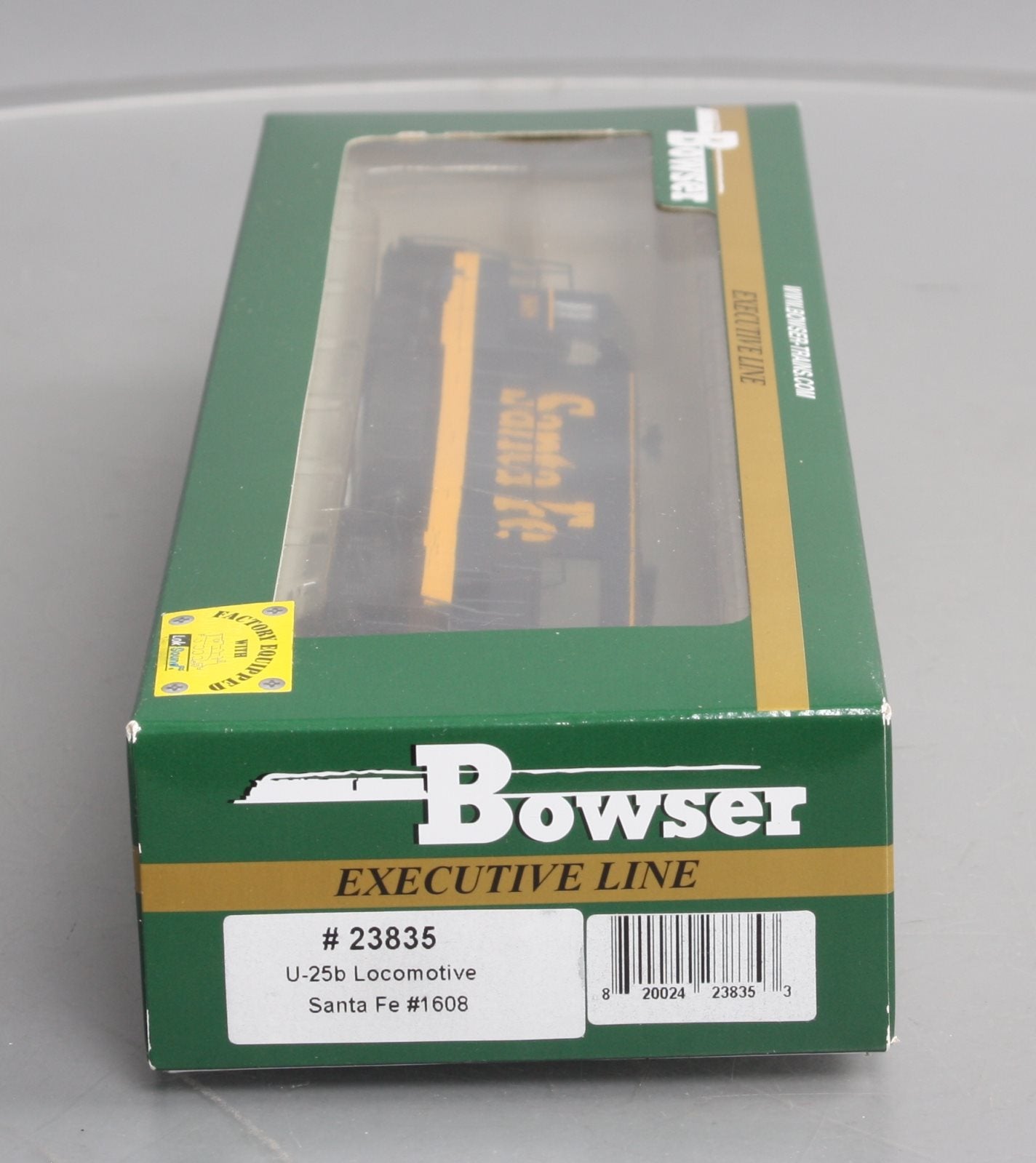 Bowser 23835 HO Santa Fe GE U25B with LokSound & DCC Executive Line #1608