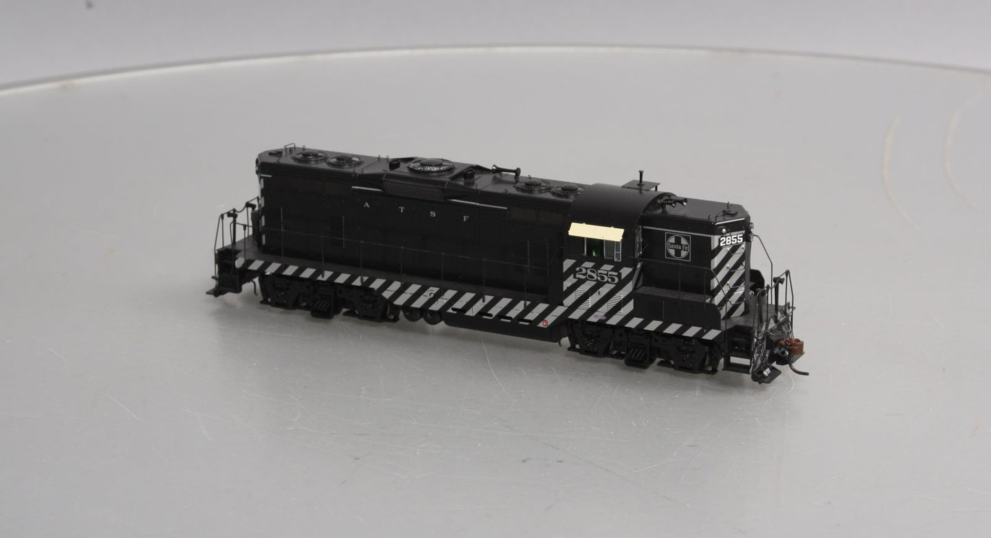 Athearn G62631 HO SF Zebra Stripe GP7 Diesel Locomotive with DCC & Sound #2855