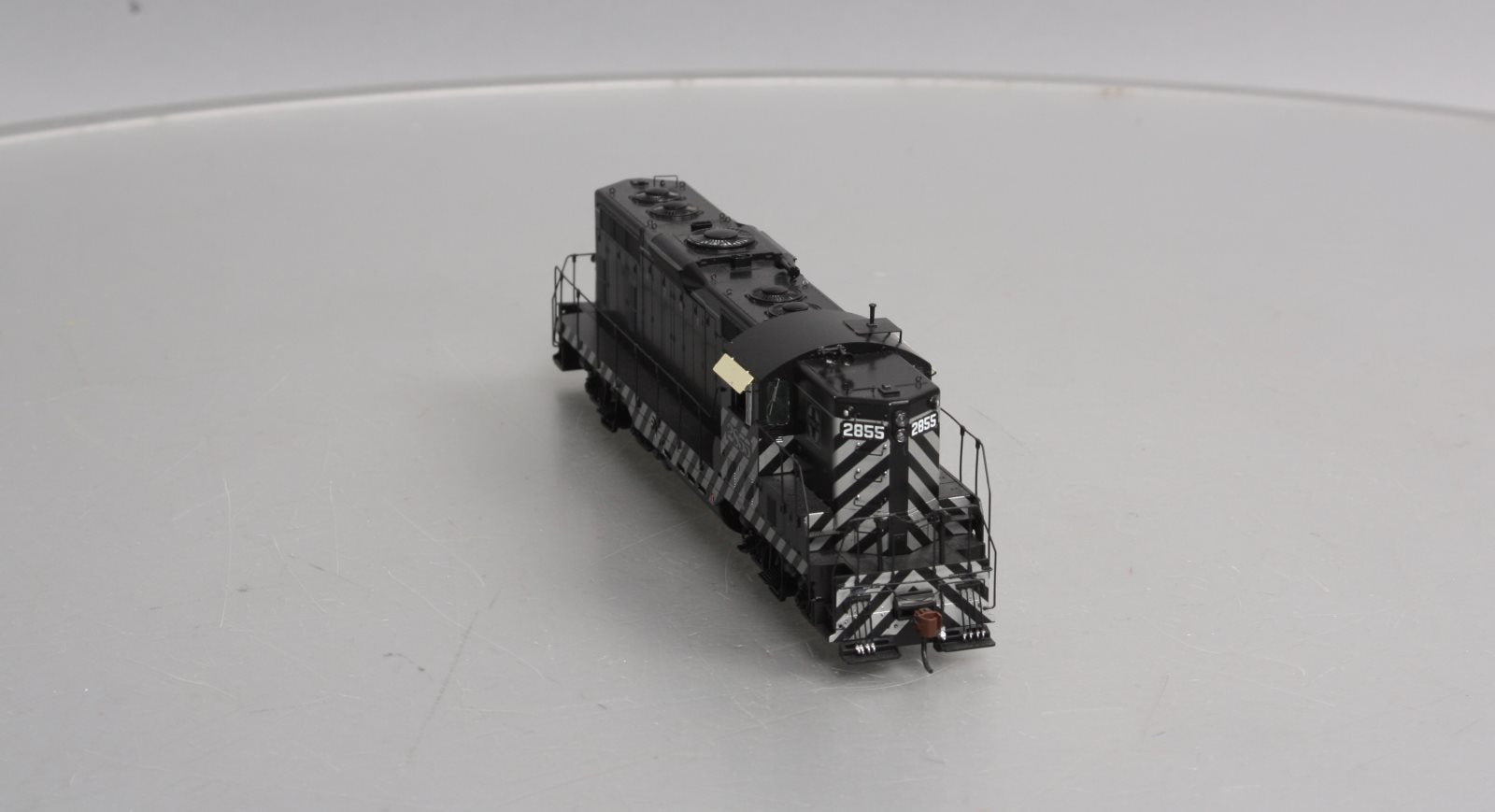 Athearn G62631 HO SF Zebra Stripe GP7 Diesel Locomotive with DCC & Sound #2855