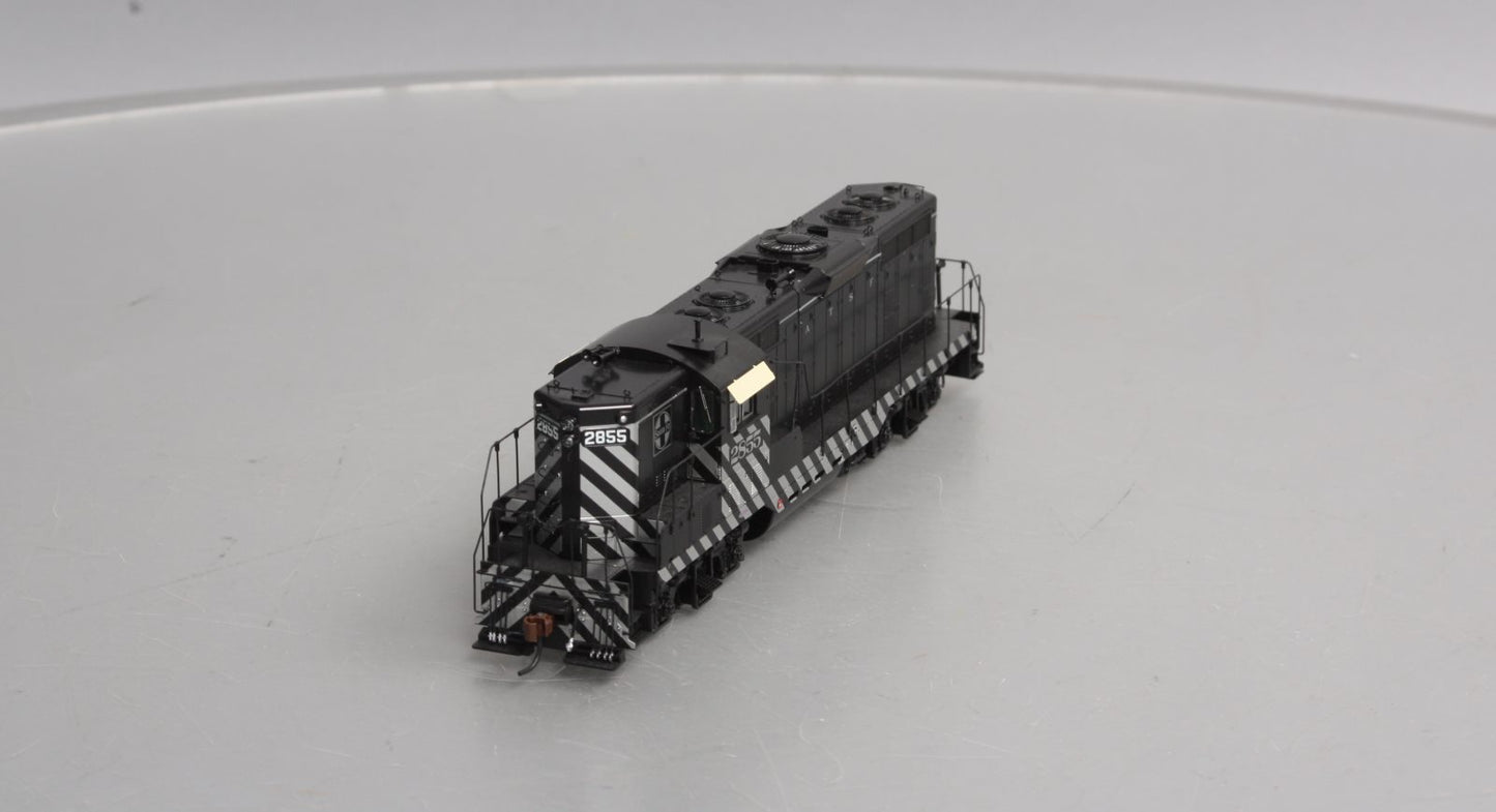 Athearn G62631 HO SF Zebra Stripe GP7 Diesel Locomotive with DCC & Sound #2855