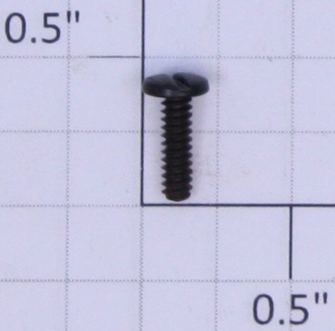 Lionel #4-36 x 3/8" Black Pan Head Slotted Screw
