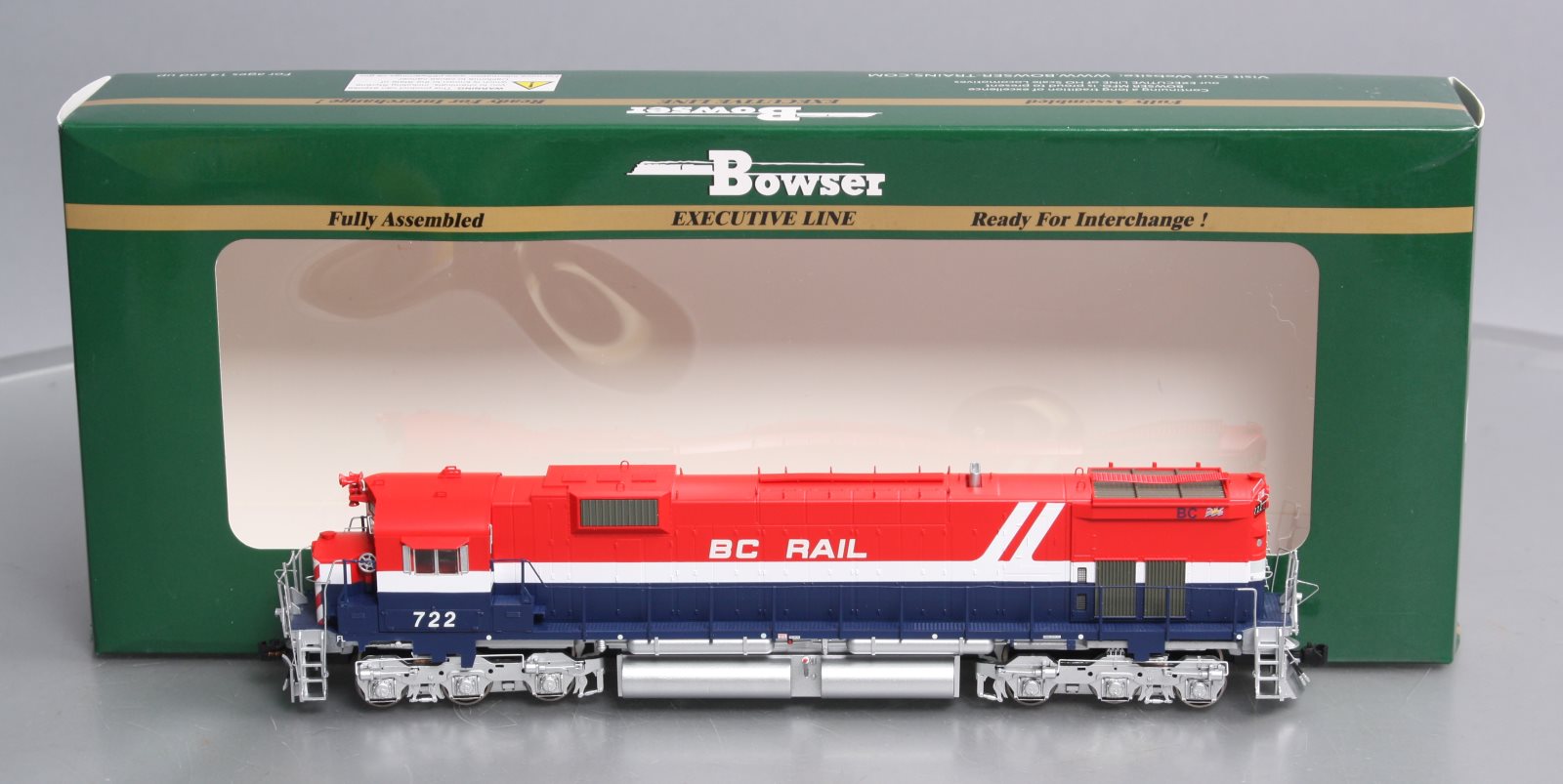 Bowser 24872 HO Scale BC Rail M630 Diesel Locomotive #722
