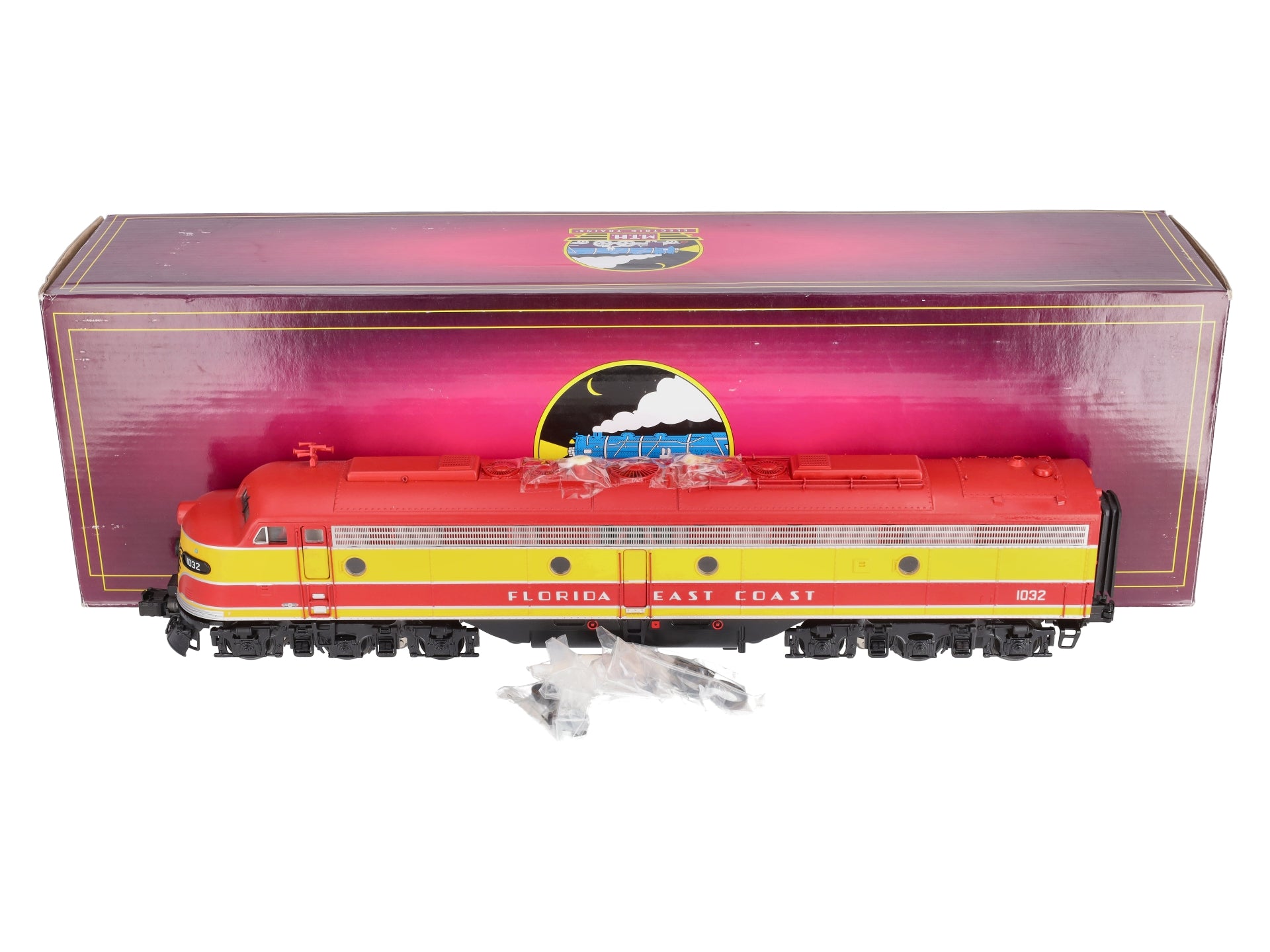 MTH 20-20853-1 Florida East Coast E-8 A Diesel Engine #1032 w/ PS3 (Hi-Rail)