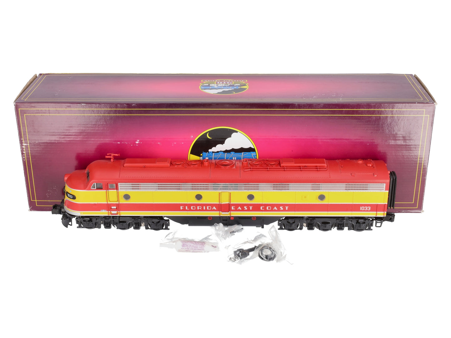 MTH 20-20854-1 Florida East Coast E-8 A Diesel Engine w/ PS3 #1033 (Hi-Rail)