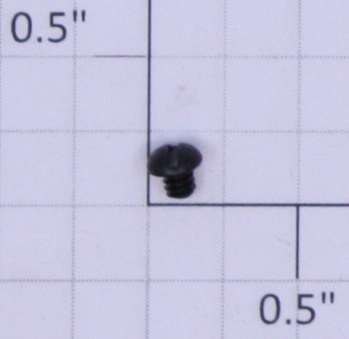 Lionel #4-40 x 1/8" Black Round Head Slotted Screw