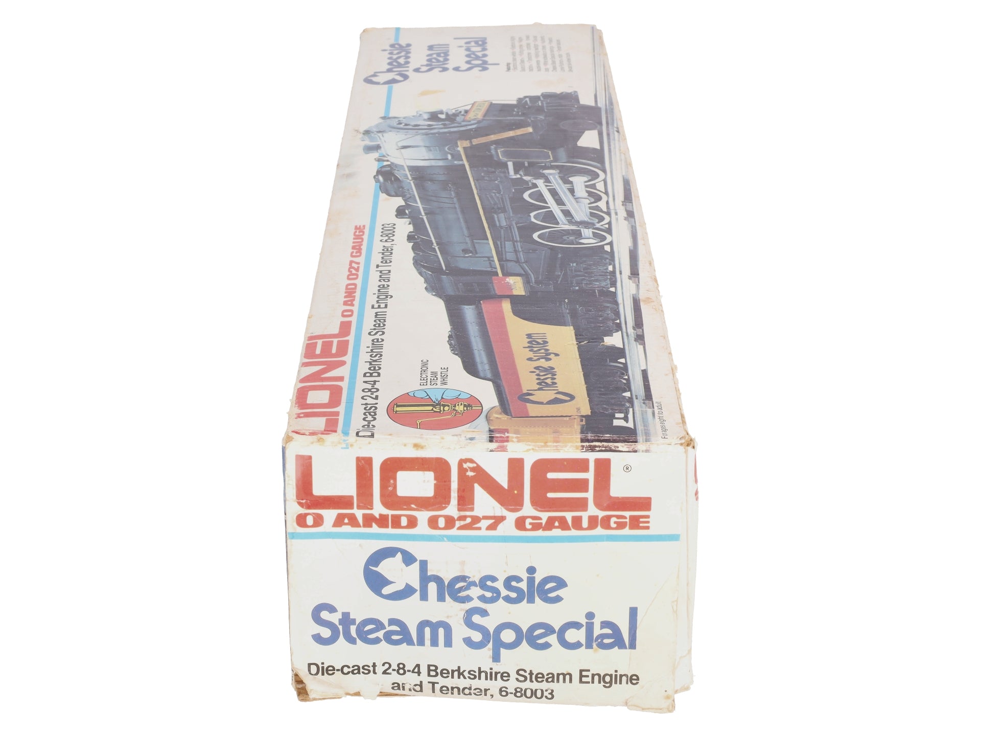 Lionel 6-8003 O Gauge Chessie 2-8-4 Berkshire Steam Locomotive & Tender #8003 EX/Box