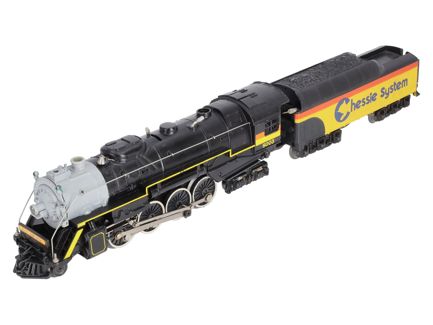 Lionel 6-8003 O Gauge Chessie 2-8-4 Berkshire Steam Locomotive & Tender #8003 EX/Box