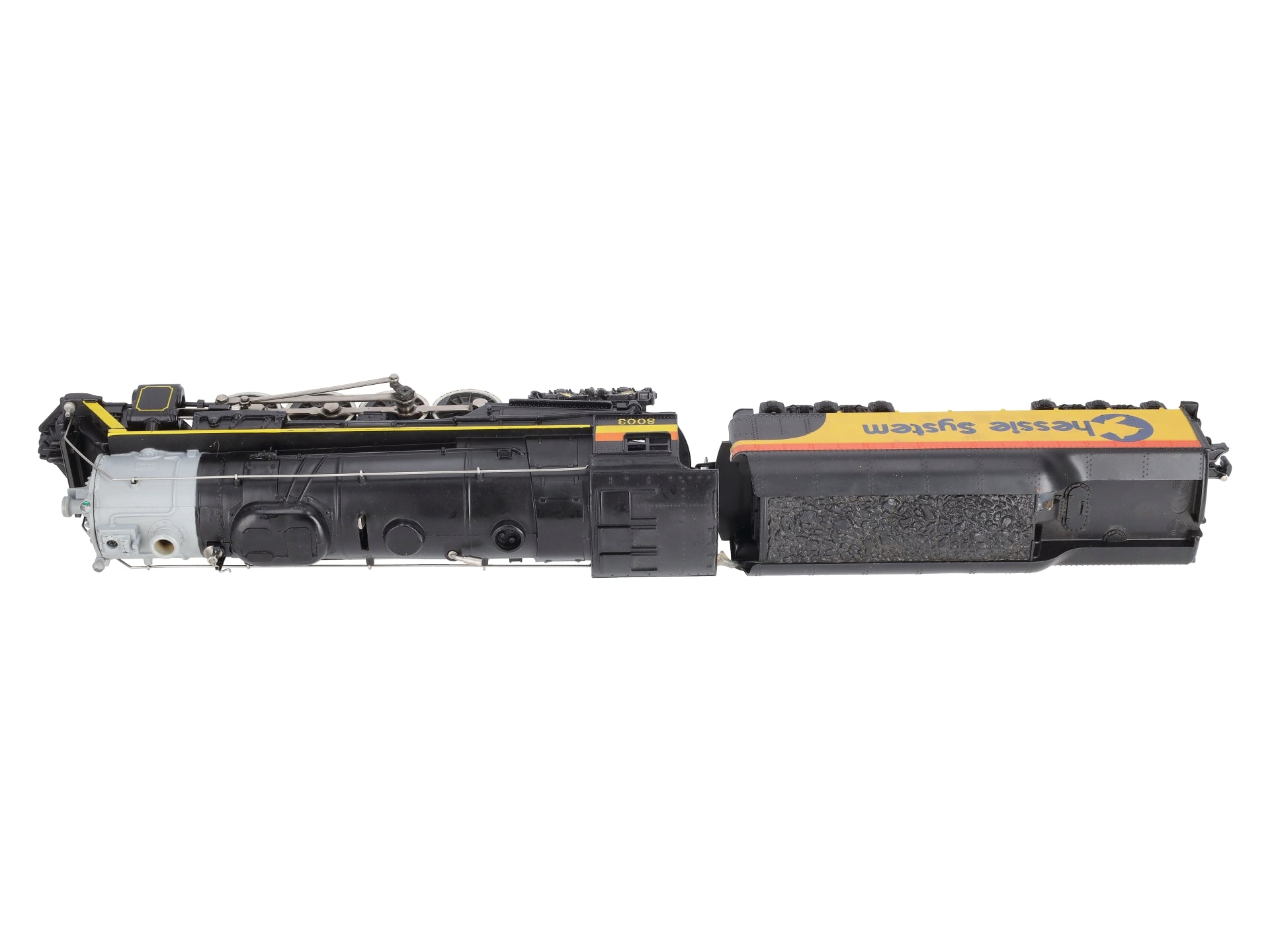Lionel 6-8003 O Gauge Chessie 2-8-4 Berkshire Steam Locomotive & Tender #8003 EX/Box