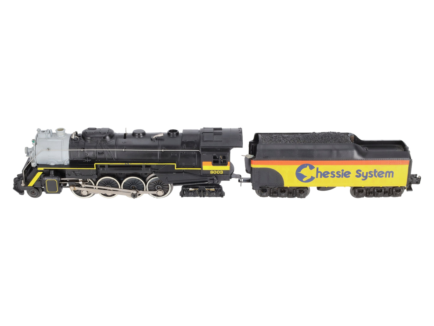 Lionel 6-8003 O Gauge Chessie 2-8-4 Berkshire Steam Locomotive & Tender #8003 EX/Box