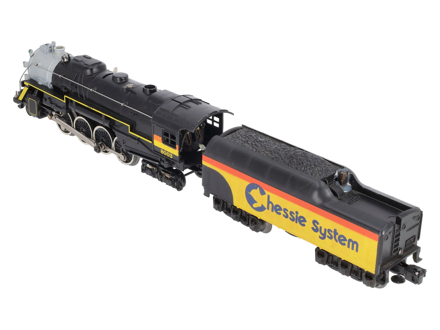 Lionel 6-8003 O Gauge Chessie 2-8-4 Berkshire Steam Locomotive & Tender #8003 EX/Box