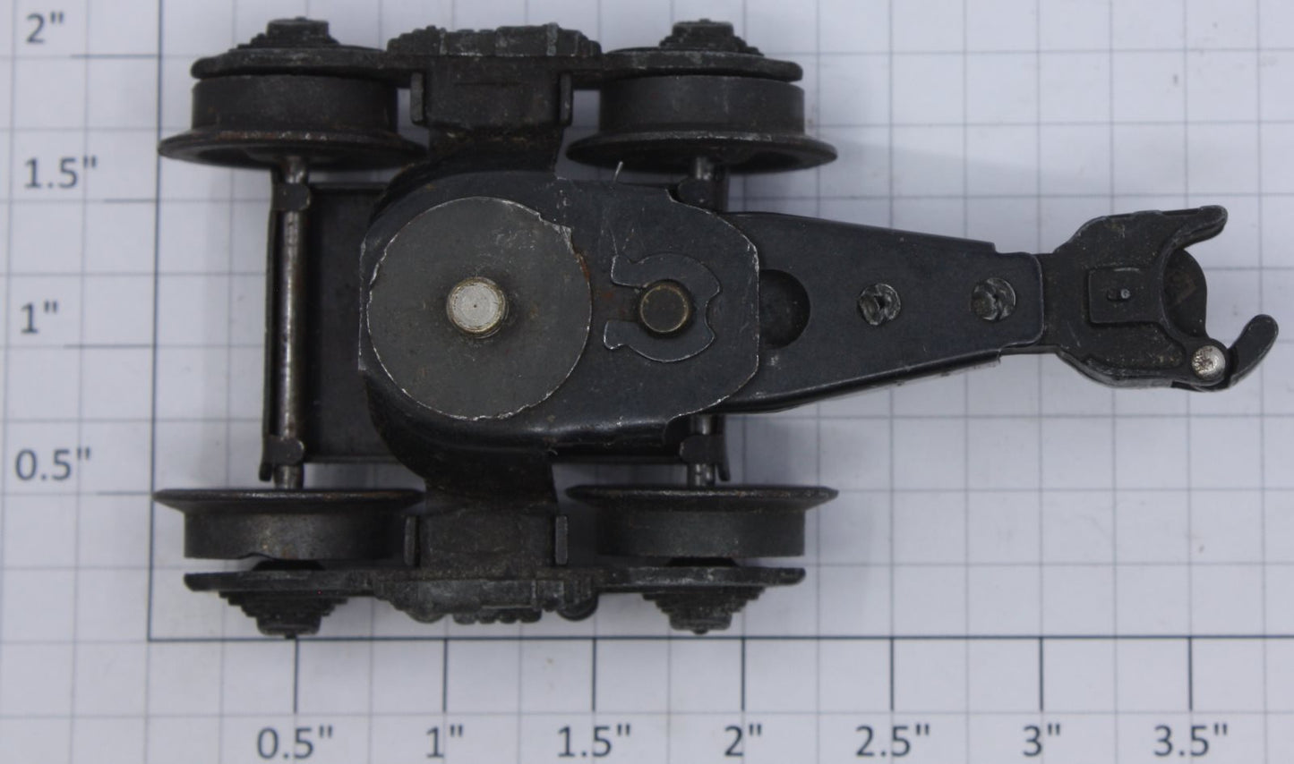 Lionel 487-3X Operating Coupler Truck without Collector Roller