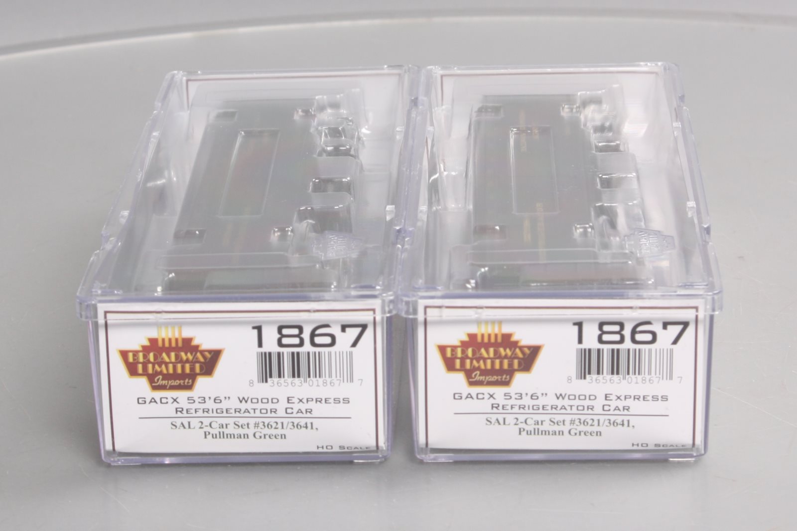 Broadway Limited 1867 HO SAL GACX 53'6
