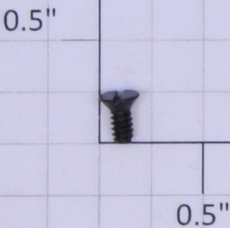 Lionel #4-36 x 1/4" Black Slotted Flat Head Pilot Truck Plate Machine Screw