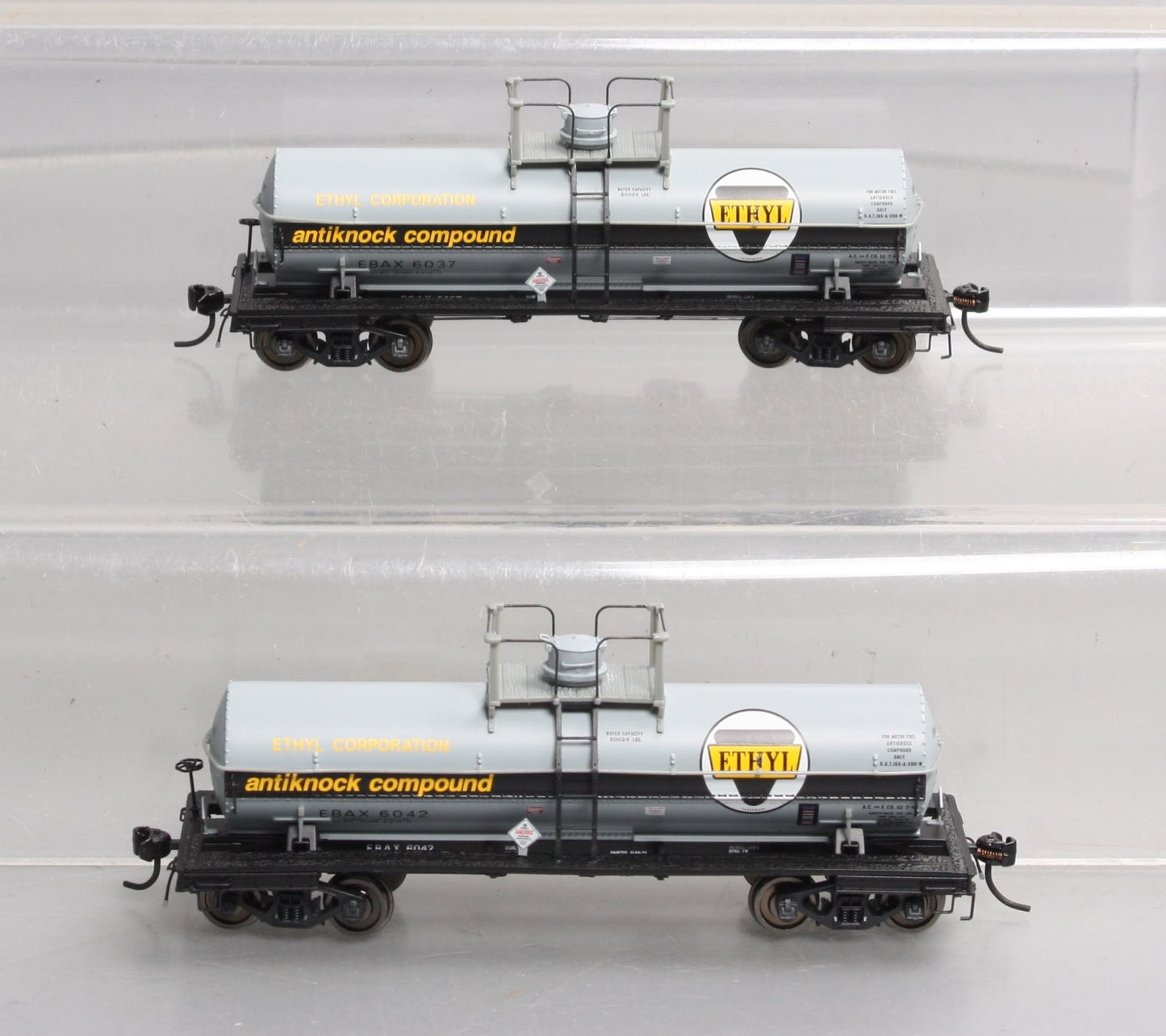 Broadway Limited 6463 HO Ethyl Corporation 6000 Gallon Tank (Set of 2)