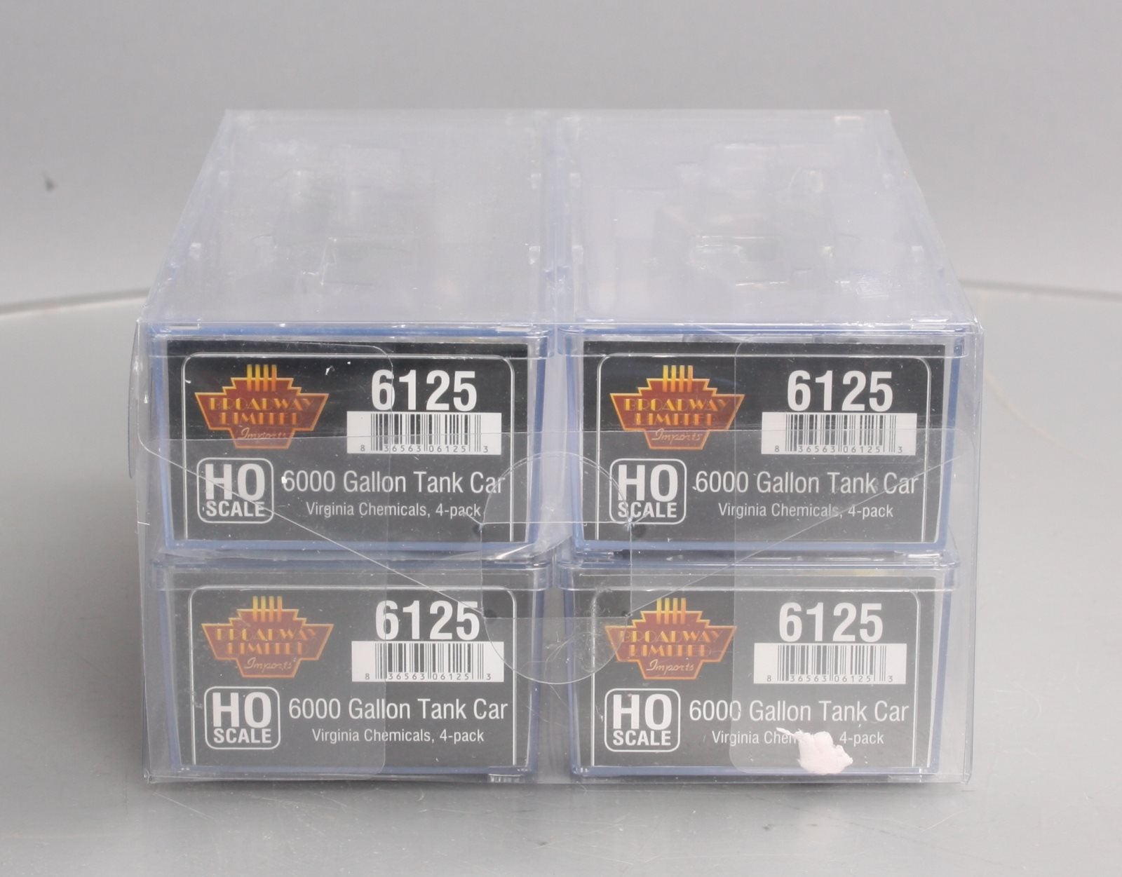 Broadway Limited 6125 HO Virginia Chemicals ACF Type Tank Car (Pack of 4)