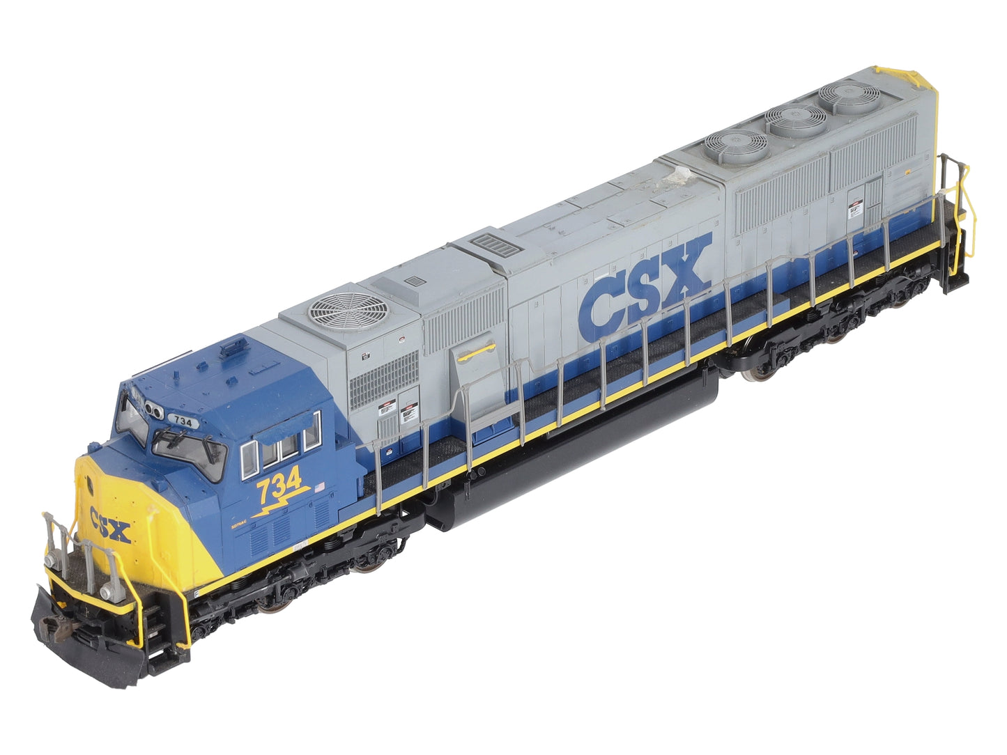 Kato 37-6408 HO Scale CSX SD70MAC Diesel W/Cab Headlight #734