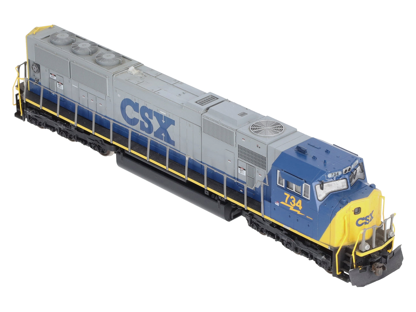 Kato 37-6408 HO Scale CSX SD70MAC Diesel W/Cab Headlight #734