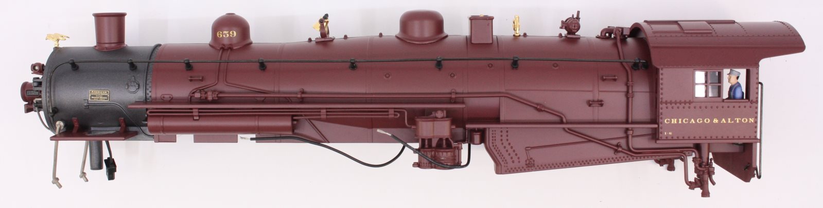 Lionel 38035-2 B&A Pacific Locomotive Shell with Cab and Boiler Front