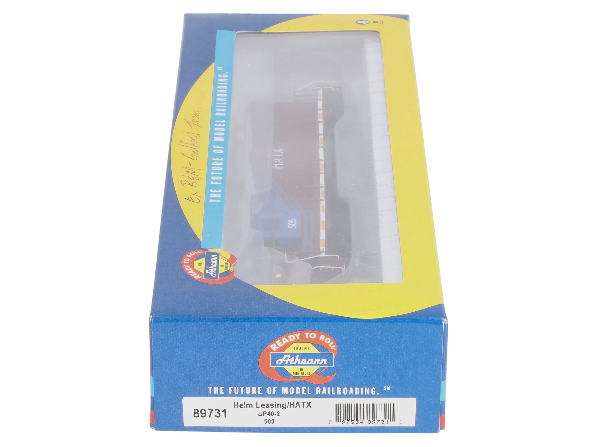 Athearn 89731 HO Helm Leasing/HATX GP40-2 Diesel Locomotive #505