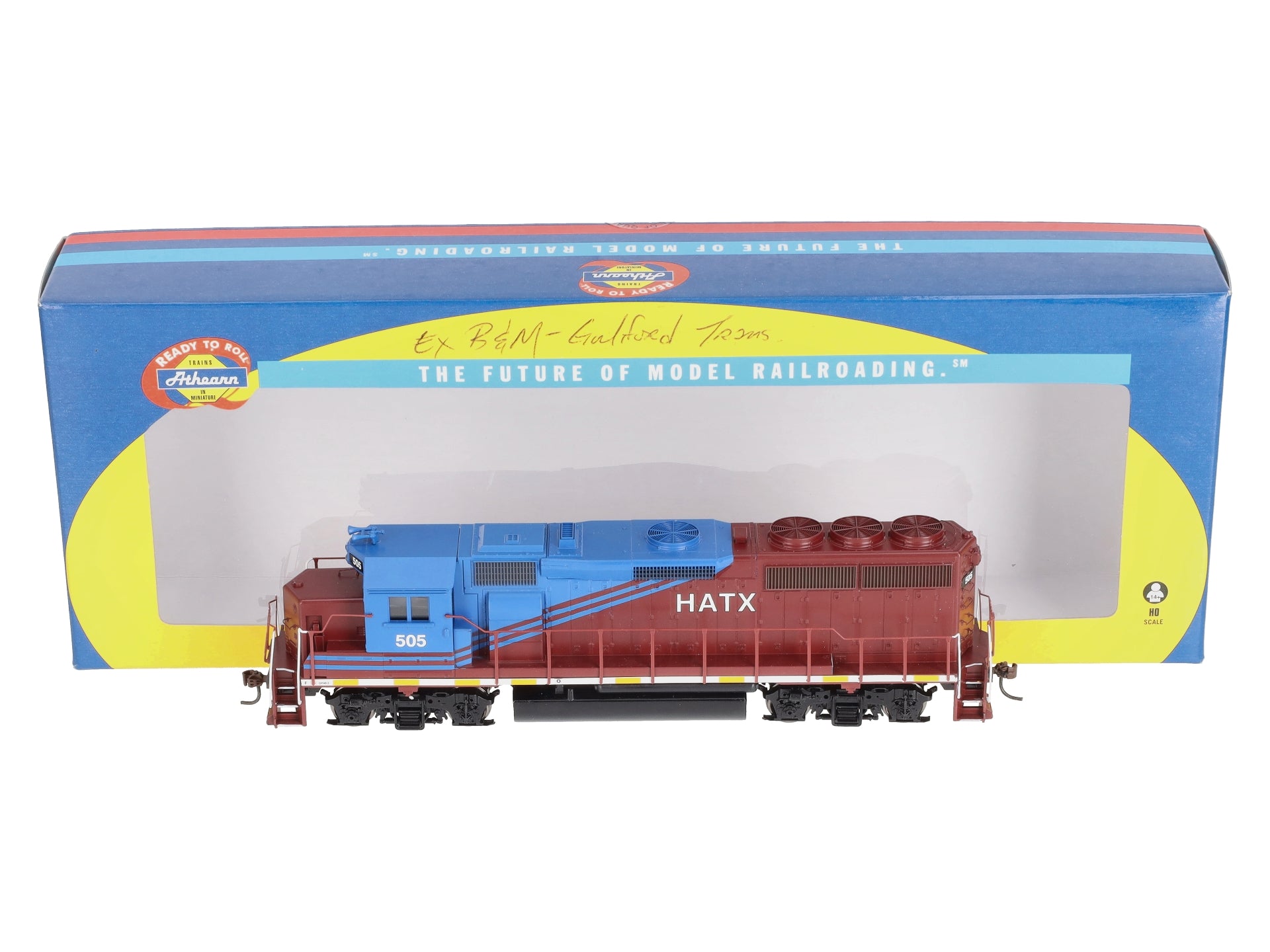 Athearn 89731 HO Helm Leasing/HATX GP40-2 Diesel Locomotive #505
